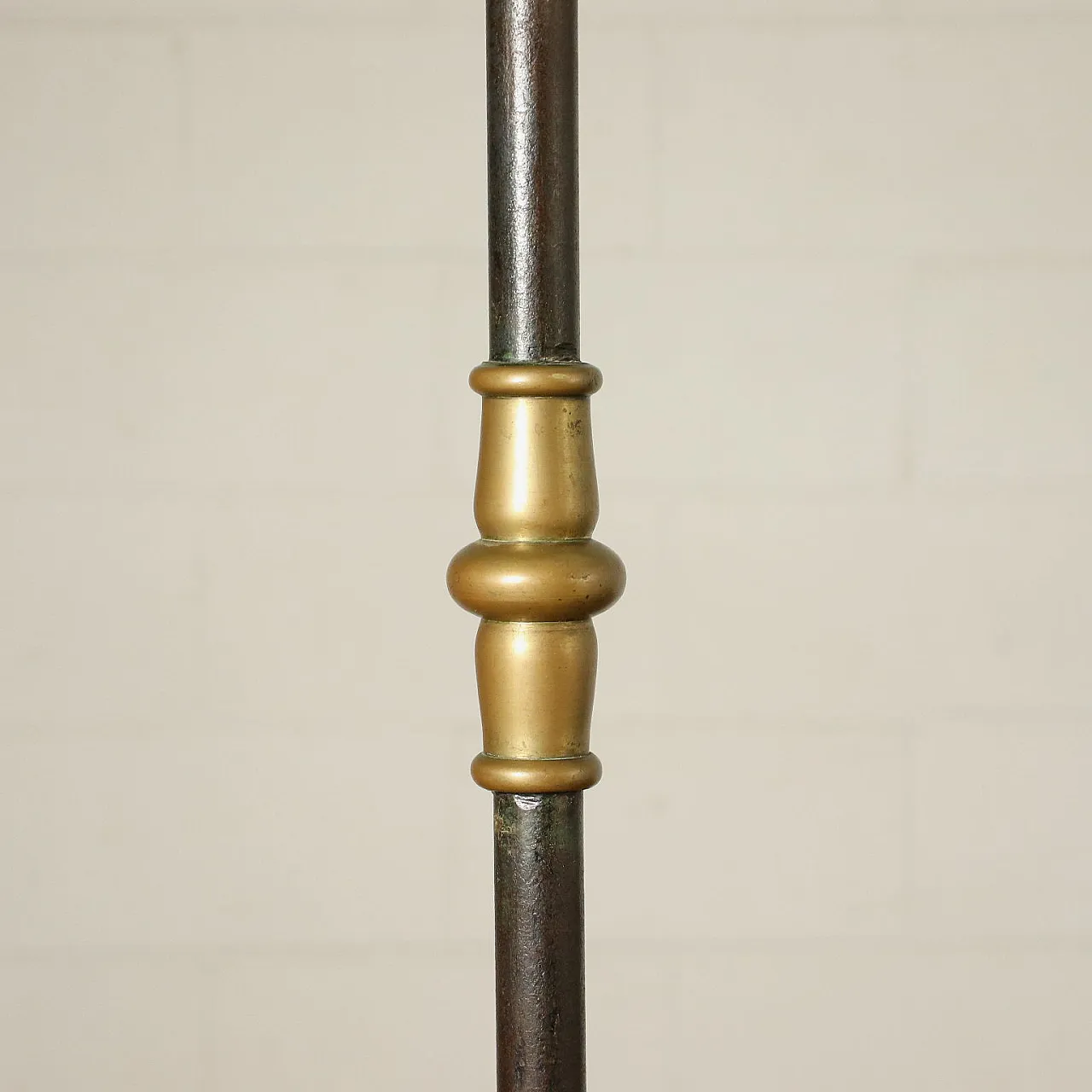 Pair of wrought iron torches, 19th century 4