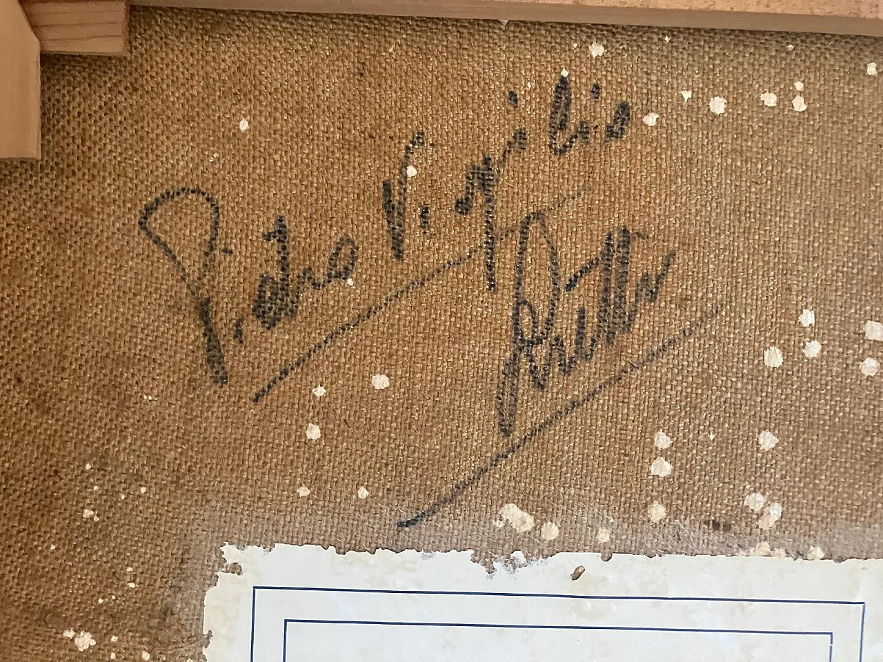 Pietro Virgilio Lietti, country road, oil on canvas 2