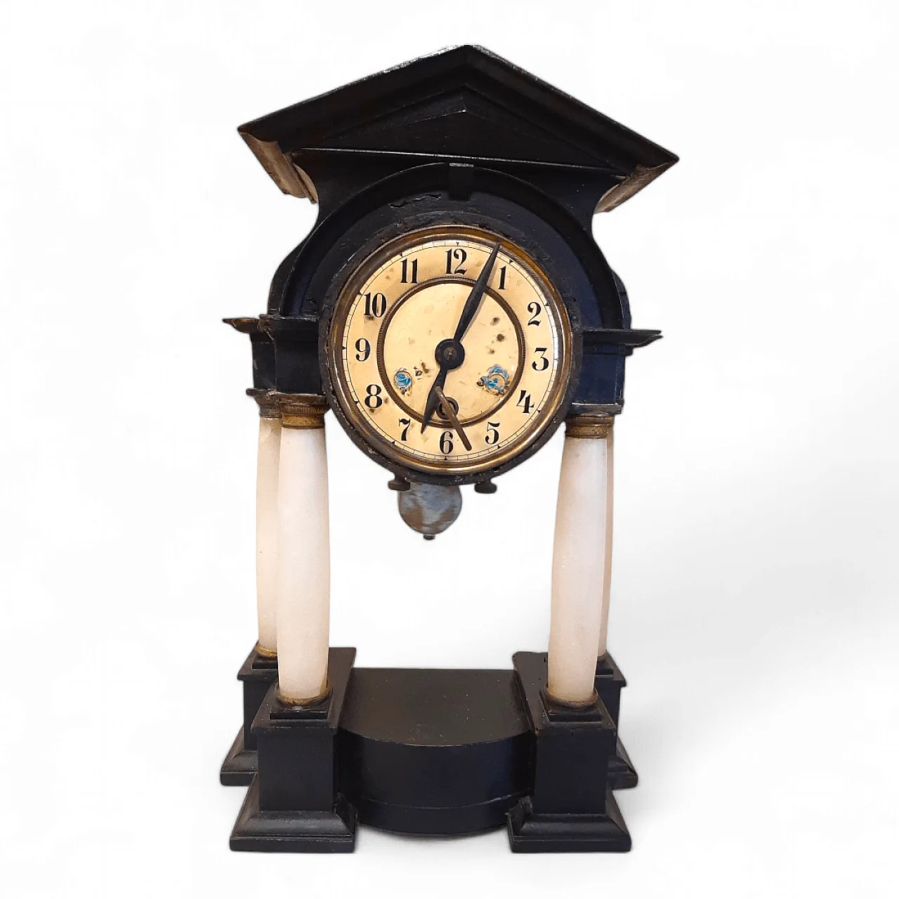 Temple clock Empire style, 19th century 1