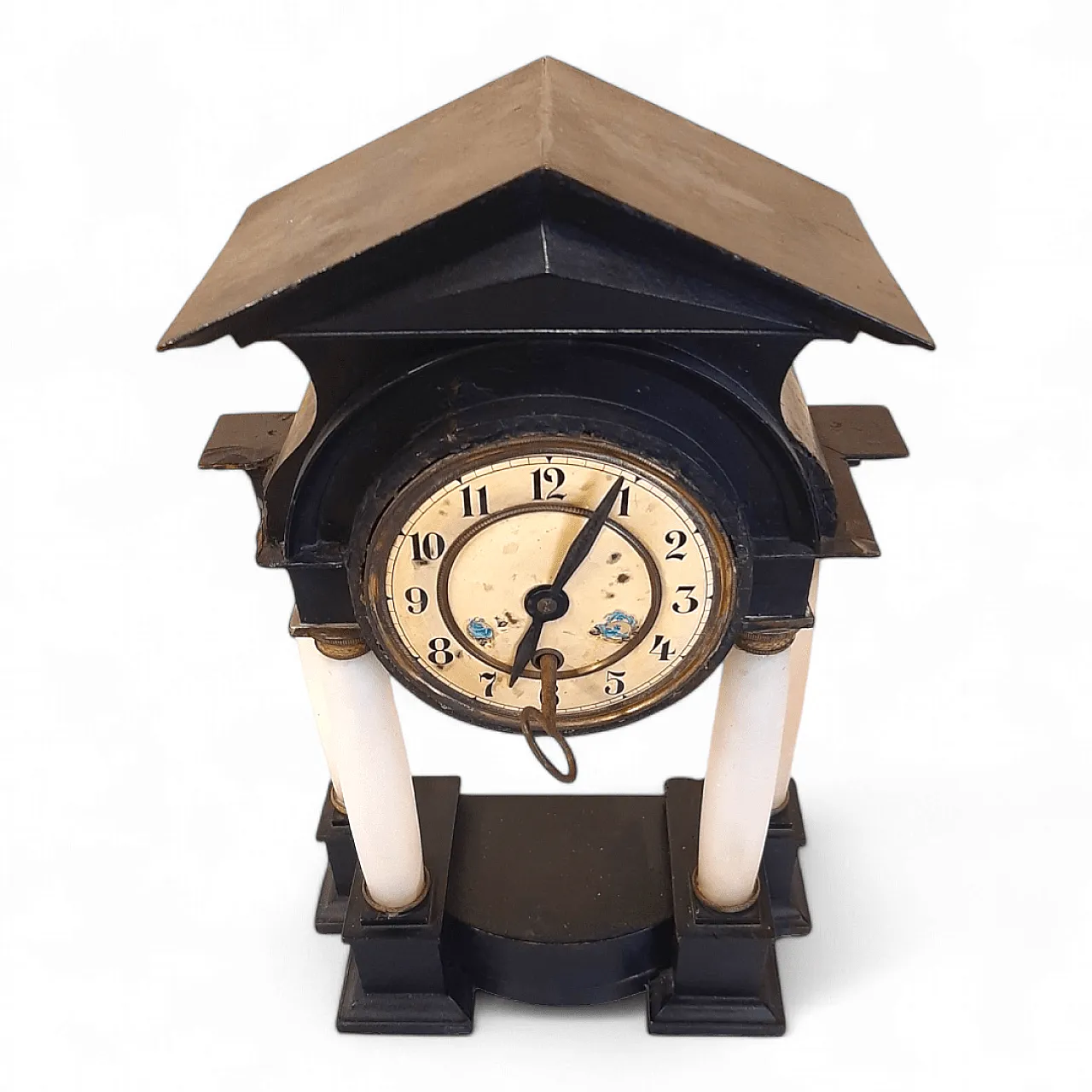 Temple clock Empire style, 19th century 3