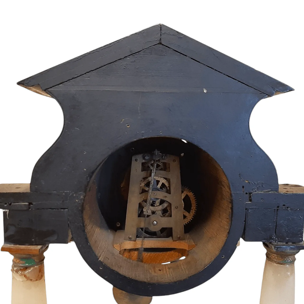 Temple clock Empire style, 19th century 9