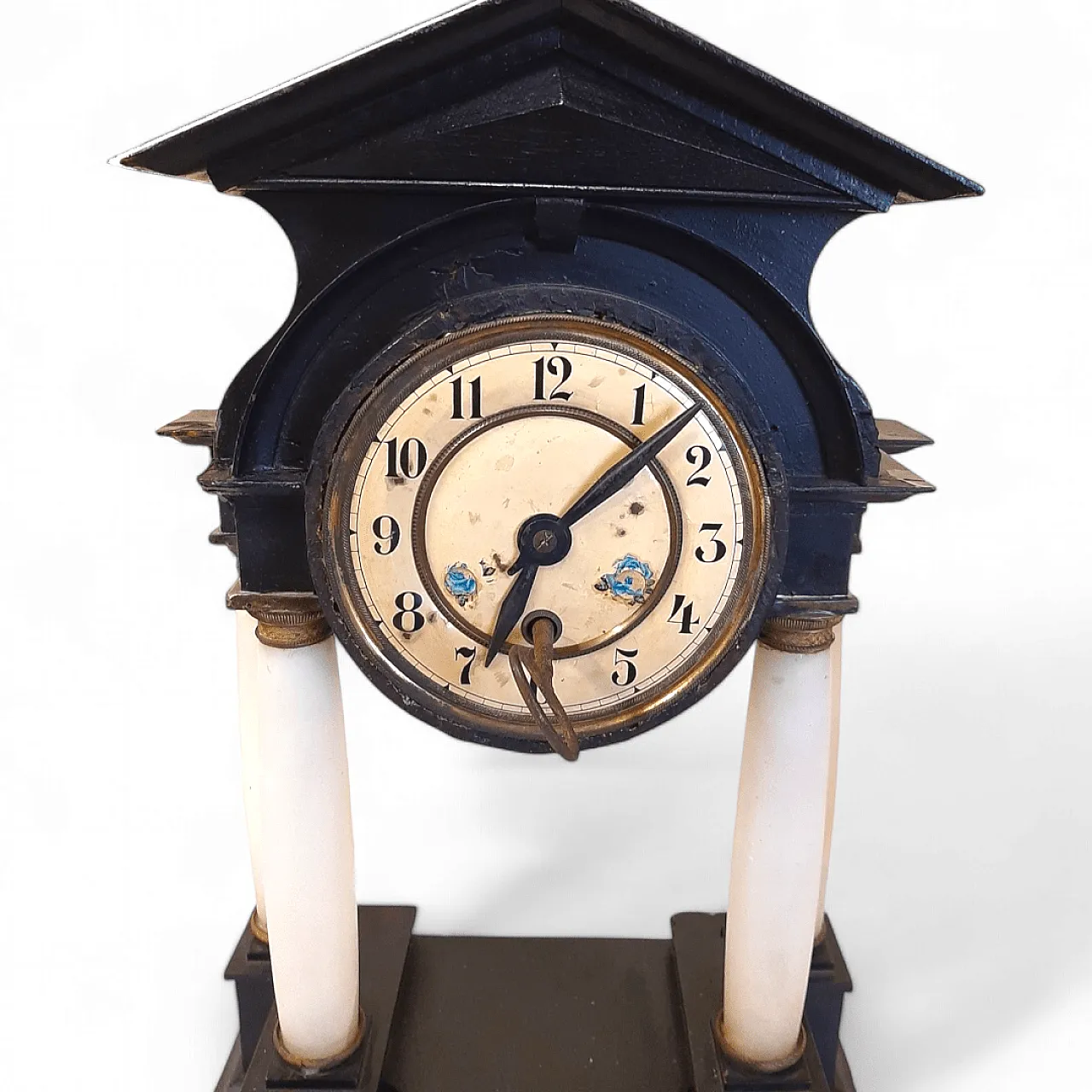 Temple clock Empire style, 19th century 16