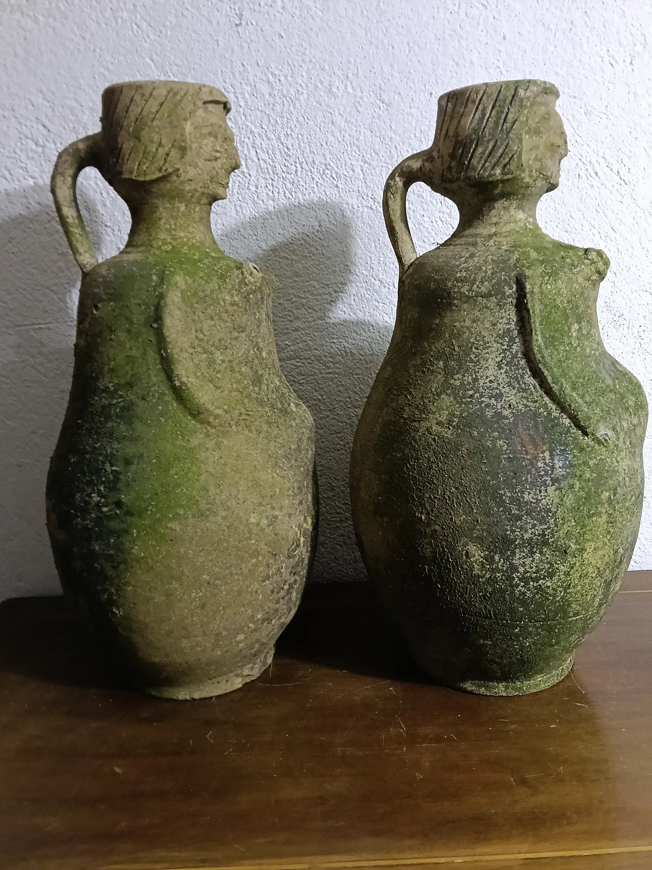 Coppia anfore antiche antropomorfe 2