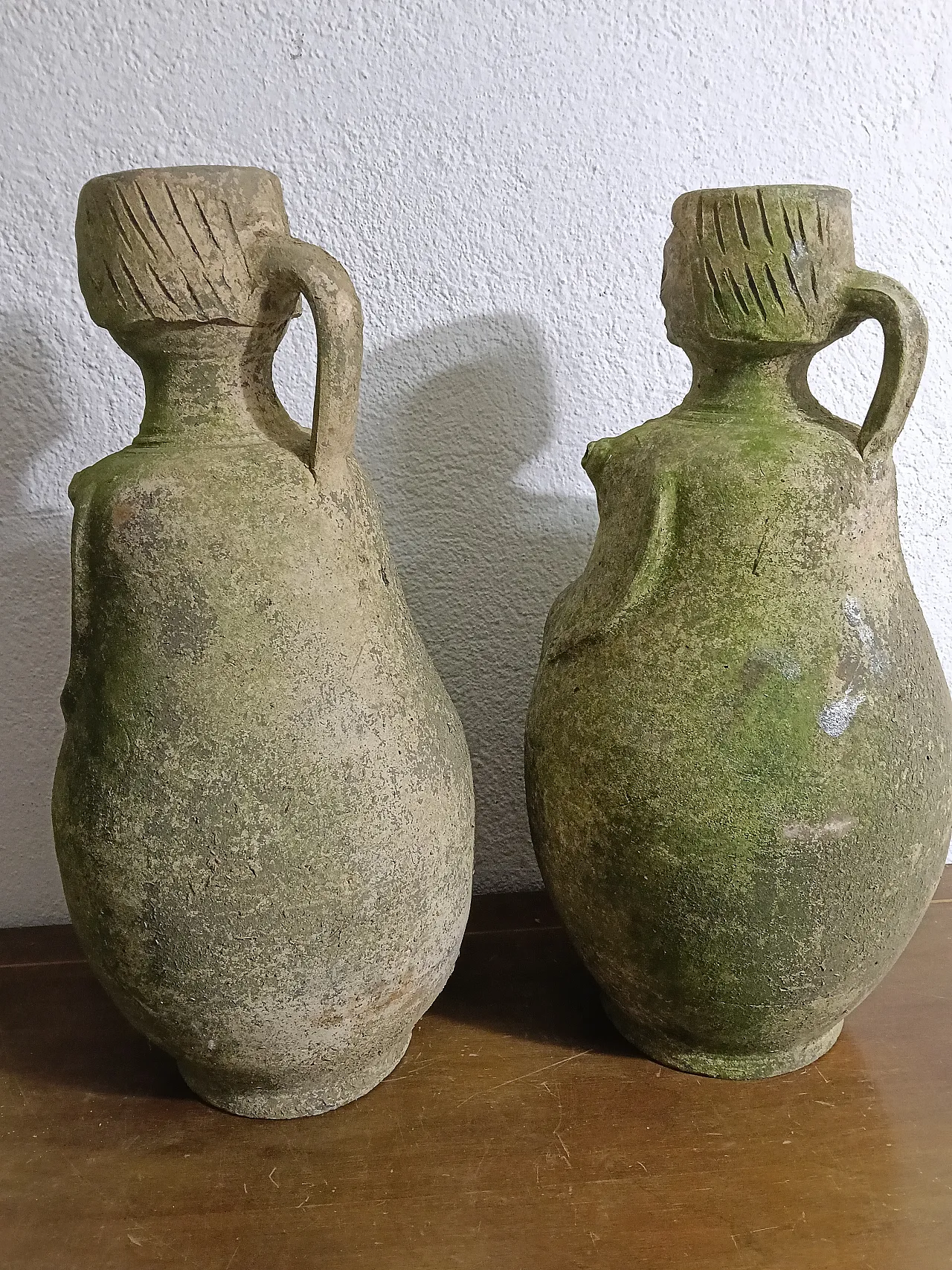 Coppia anfore antiche antropomorfe 10