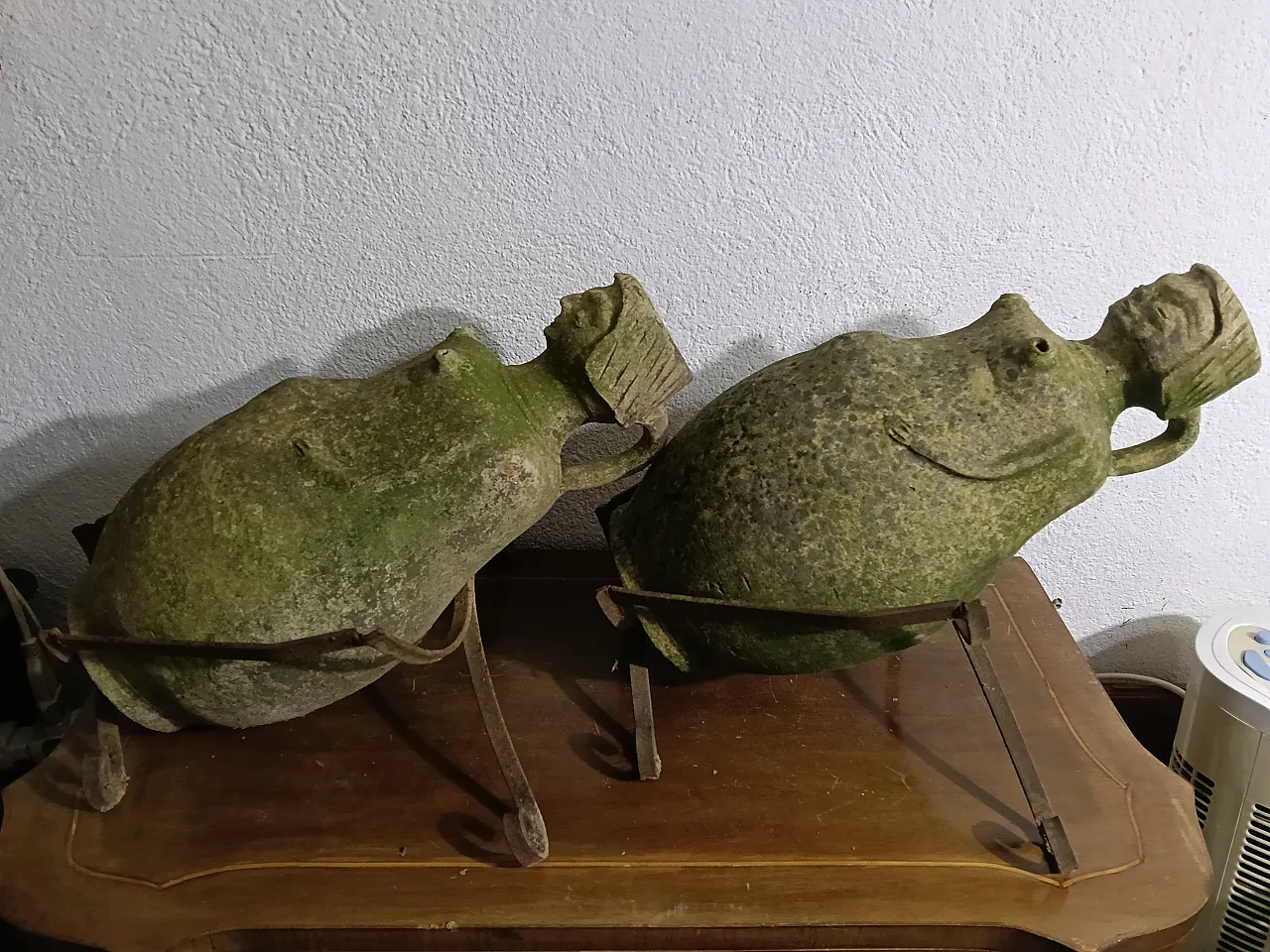 Coppia anfore antiche antropomorfe 14