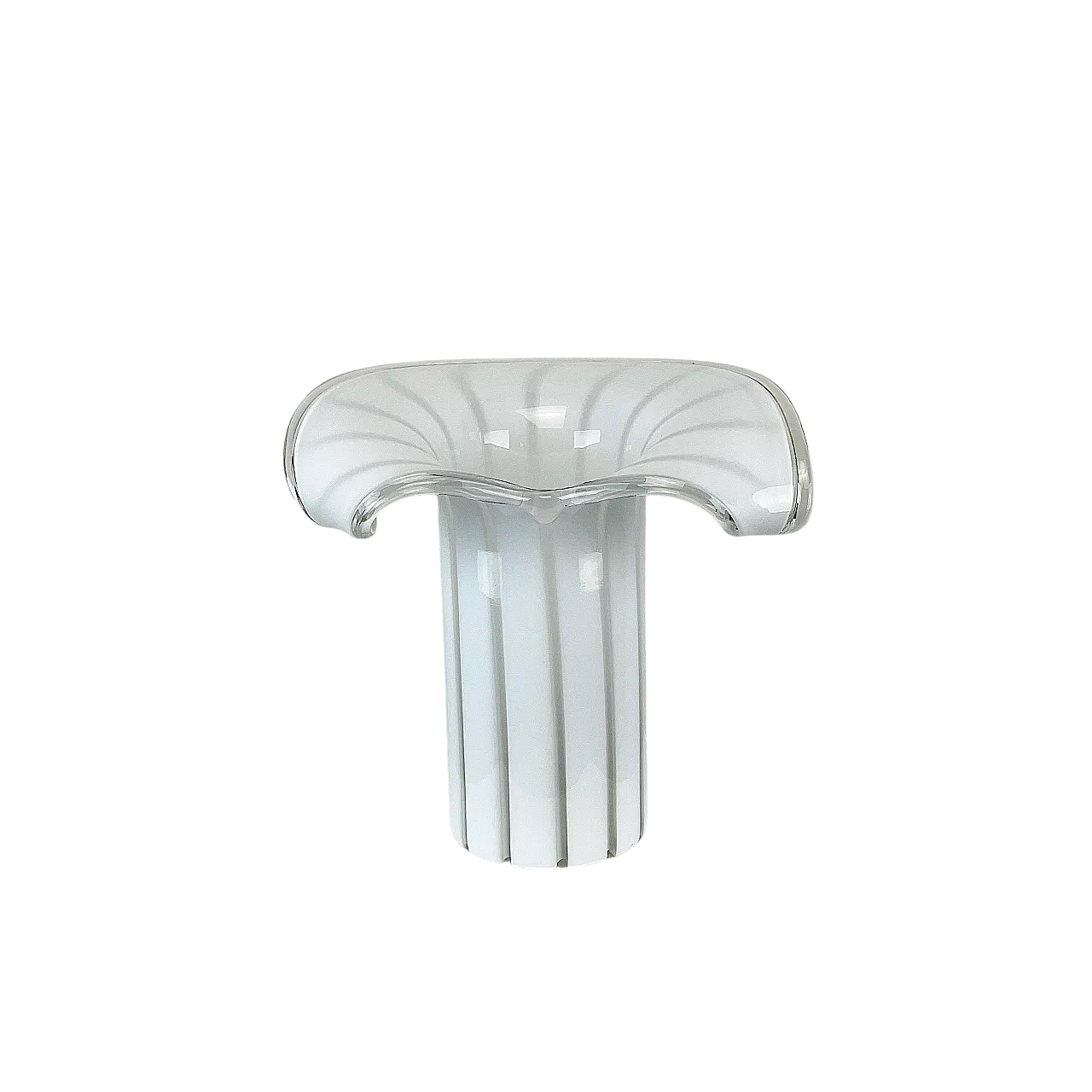 Lampada grande in vetro di Murano a forma di calla, Italia anni '80 15