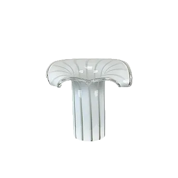 Lampada grande in vetro di Murano a forma di calla, Italia anni '80