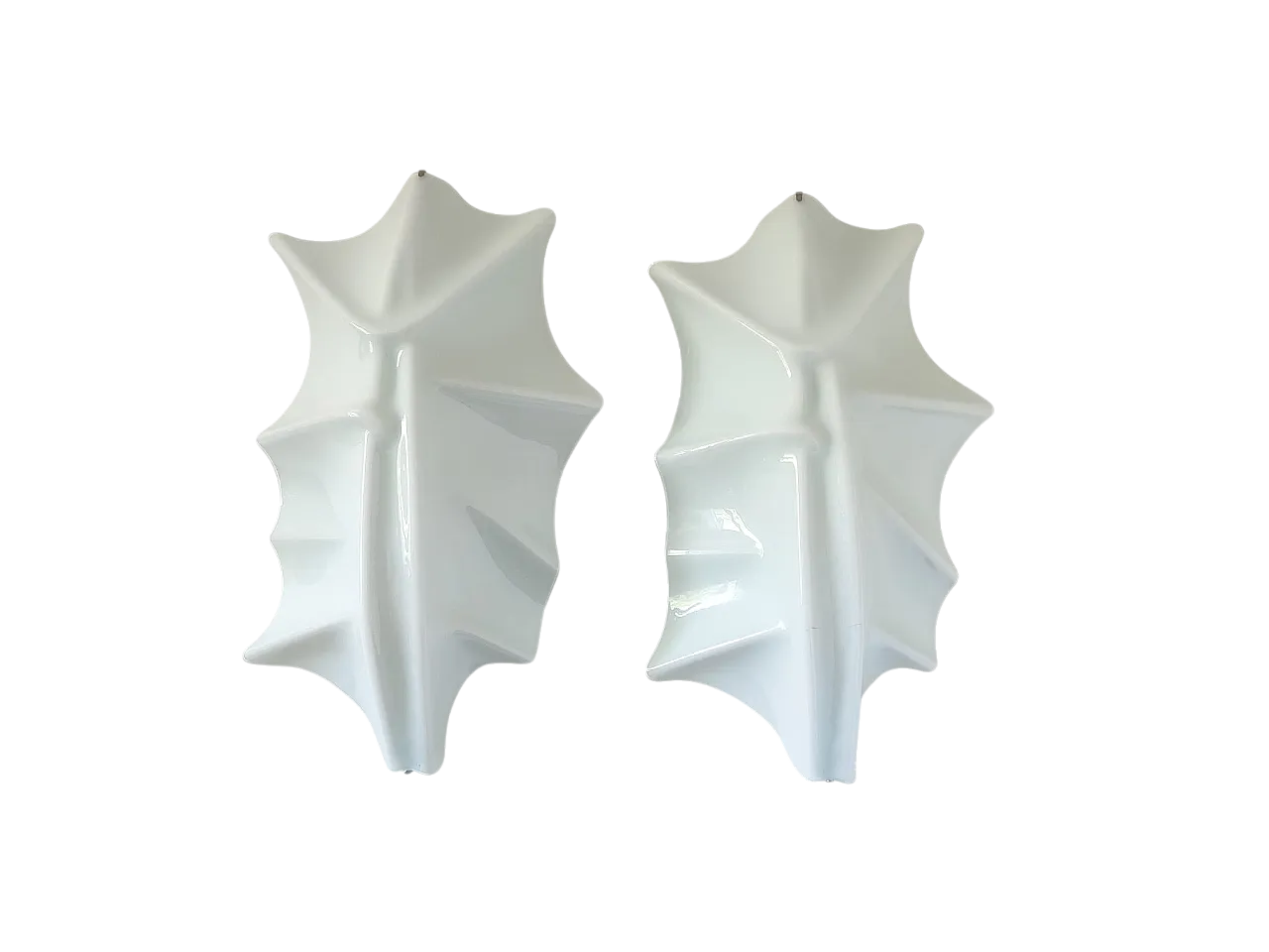 Pair of Murano glass sconces by Toni Cordero for Oluce, 2000s 12