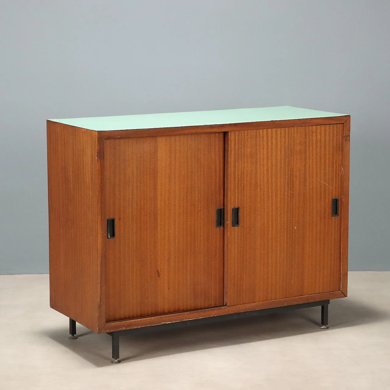 Cupboard in laminateteak veneer, 1960s 1