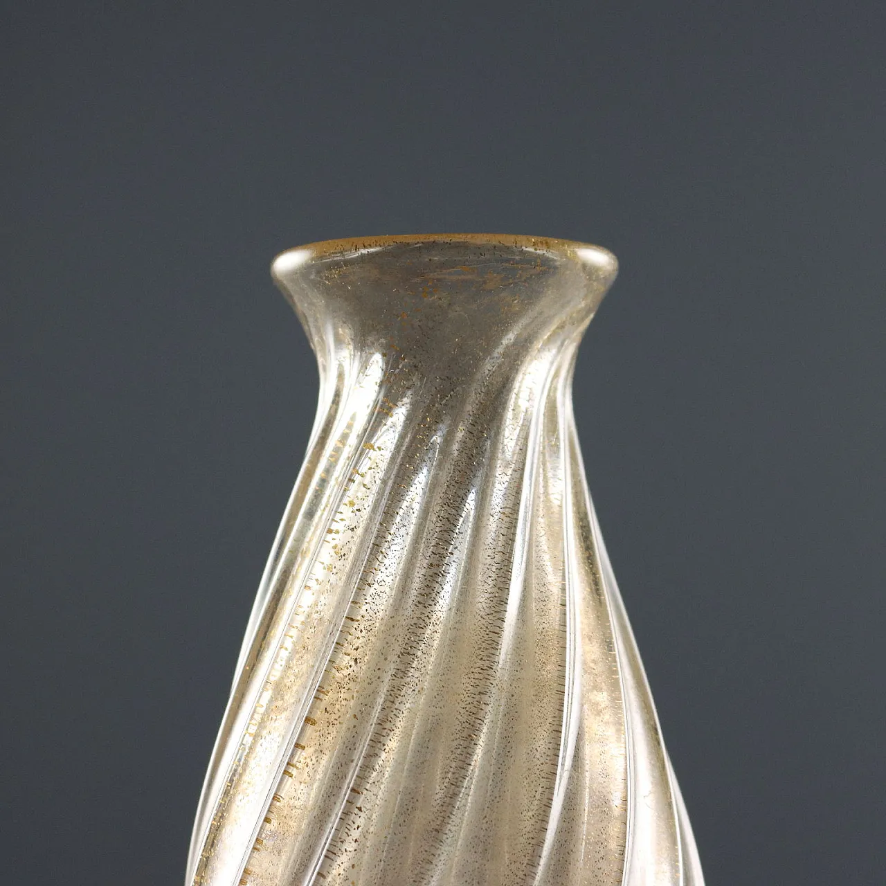 Vaso in vetro di Murano, Archimede Seguso, metà '900 3