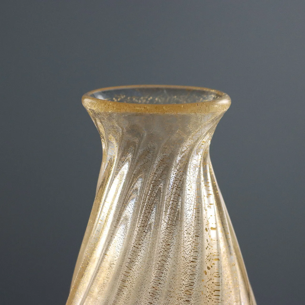 Vaso in vetro di Murano, Archimede Seguso, metà '900 4
