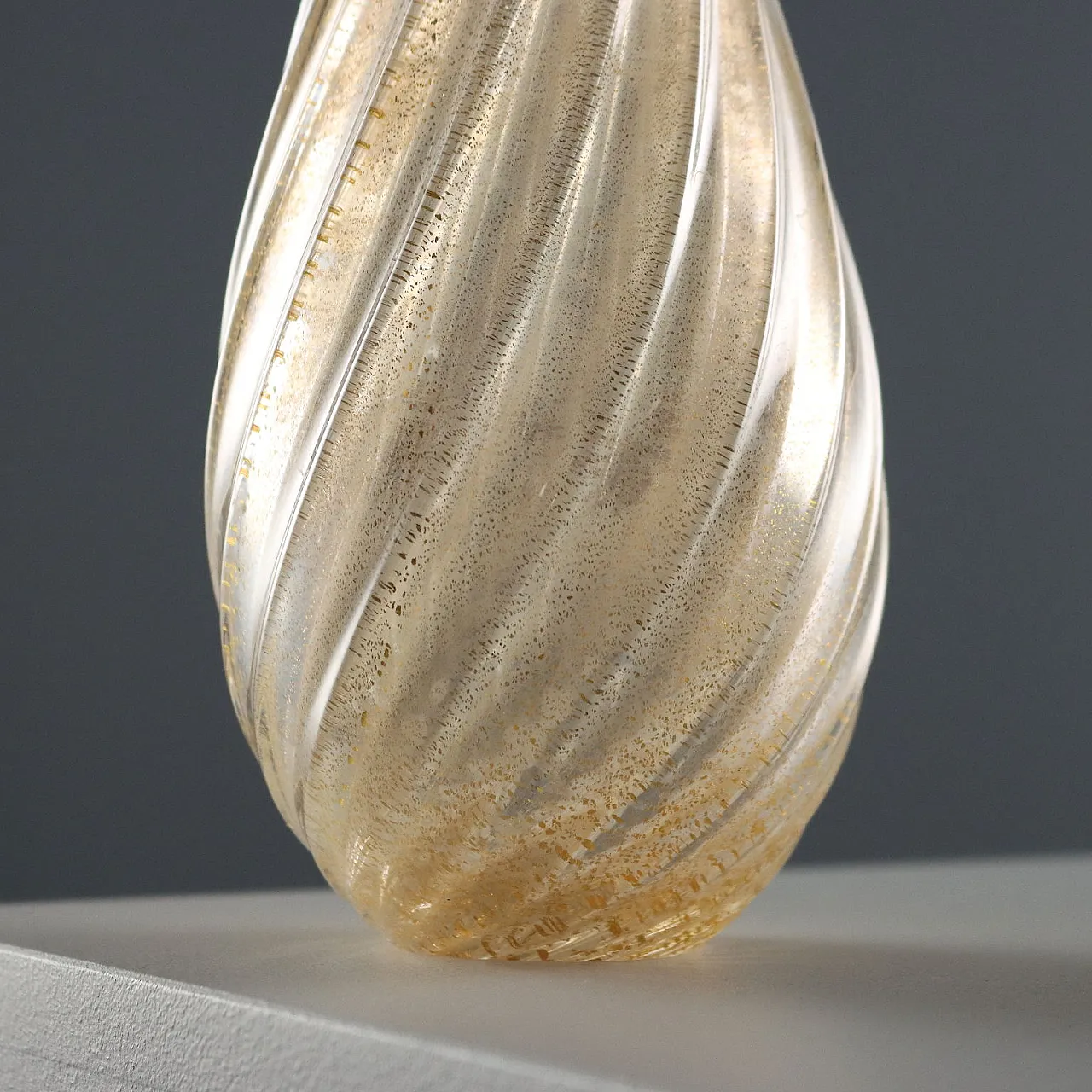 Vaso in vetro di Murano, Archimede Seguso, metà '900 6