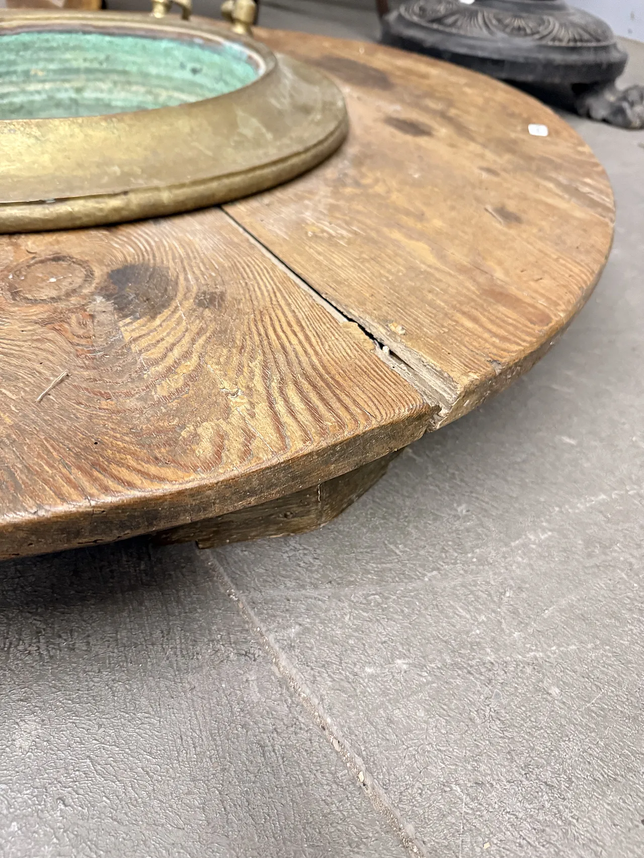 Braciere sud Italia, rame e legno, '800 2