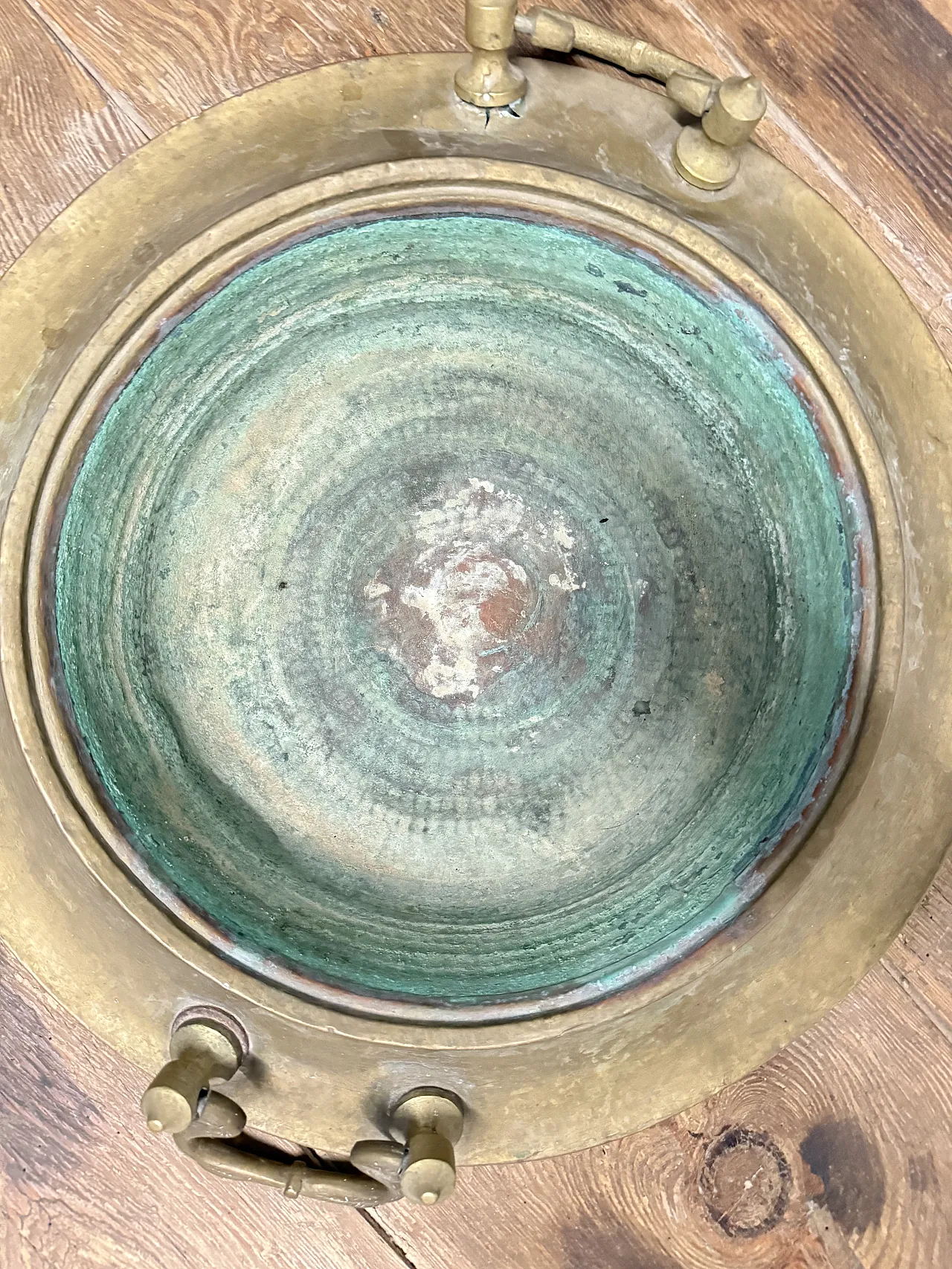 Braciere sud Italia, rame e legno, '800 7