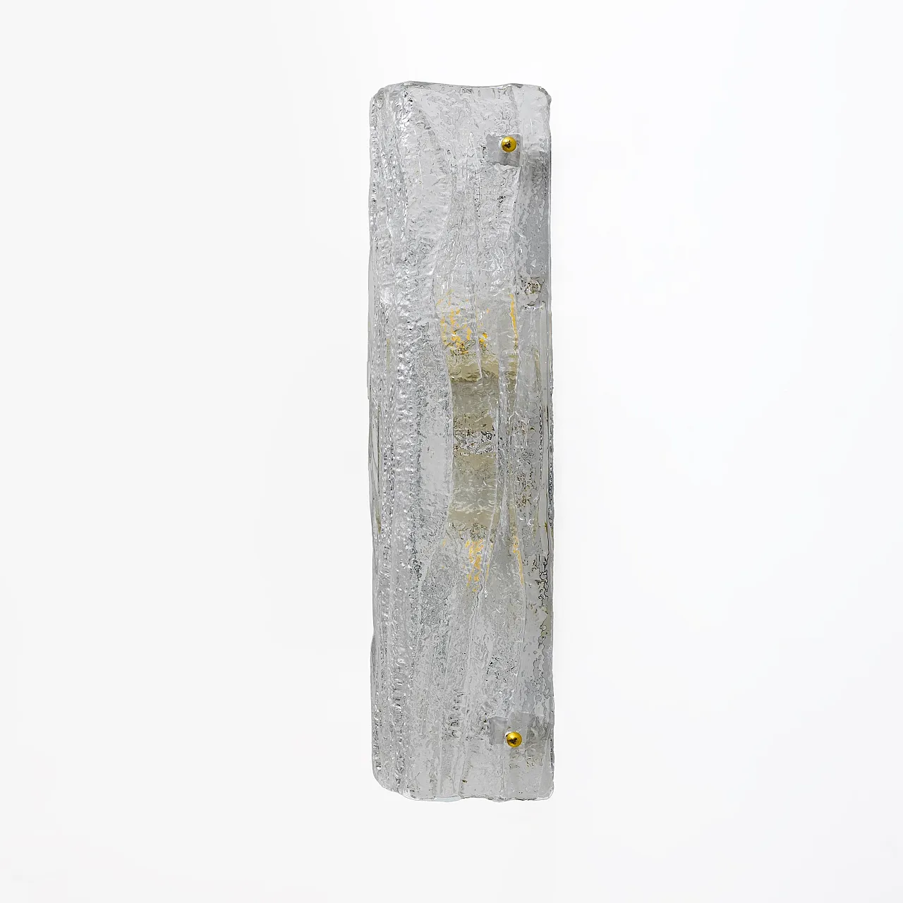 Coppia di applique in cristallo di Murano stile Mazzega, anni 2000 4