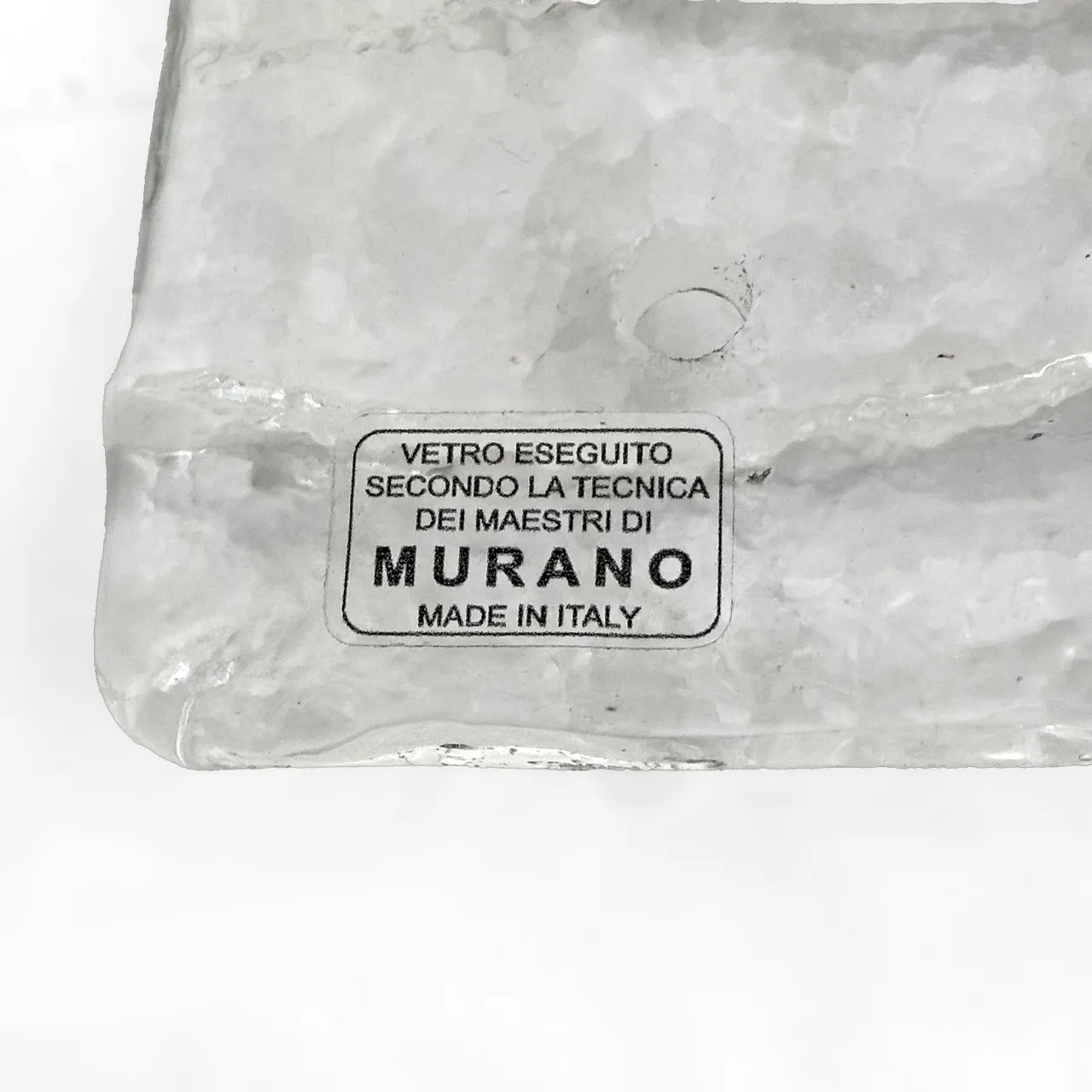 Coppia di applique in cristallo di Murano stile Mazzega, anni 2000 8