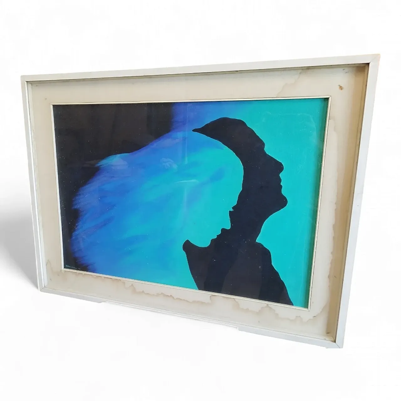 Oil picture on canvas by Amadio Bianchi, 70s 1