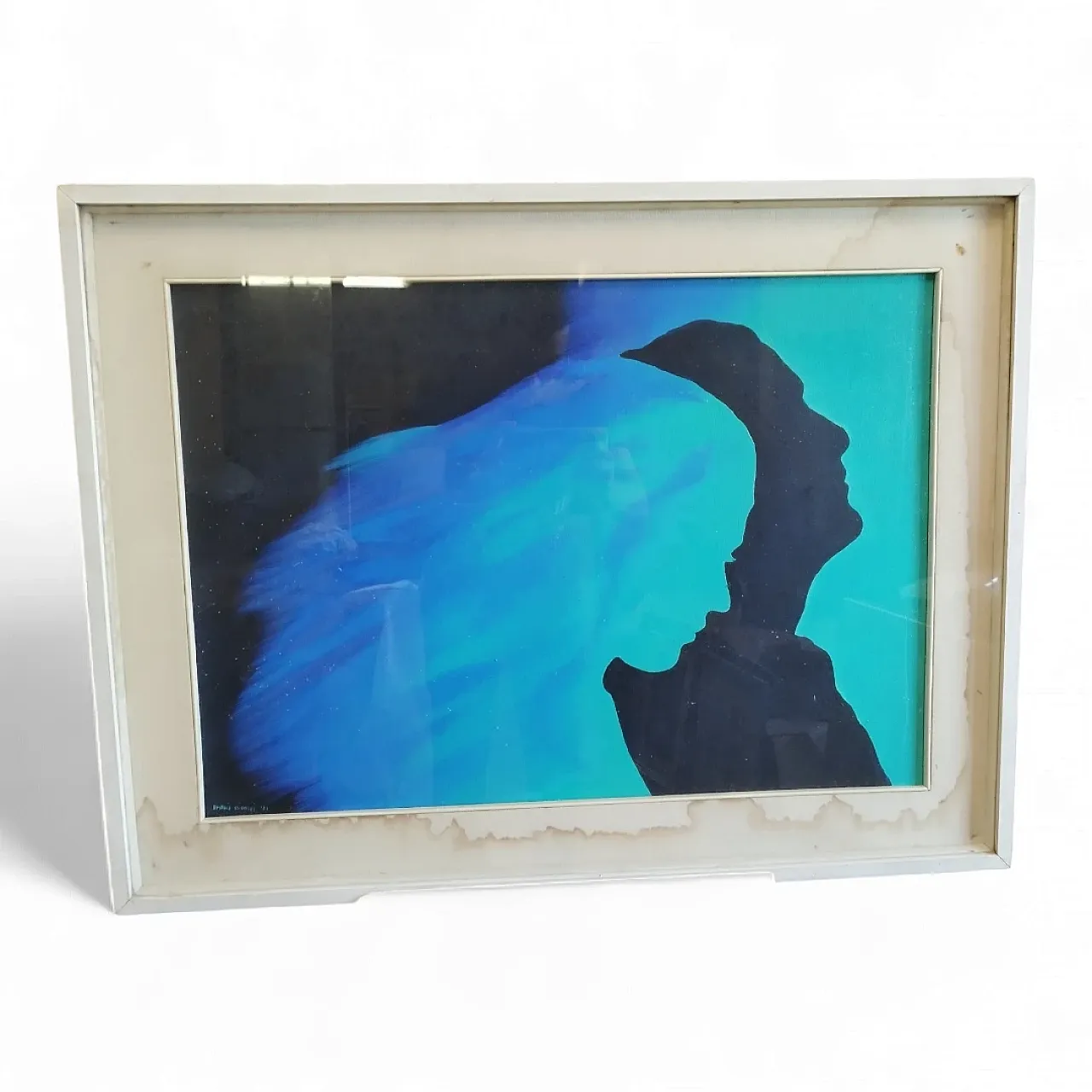 Oil picture on canvas by Amadio Bianchi, 70s 2