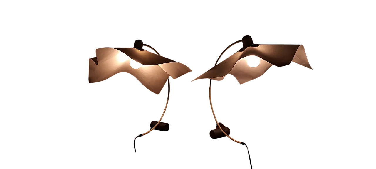 Lampade Area Curvea 50 di Mario Bellini anni '70 16
