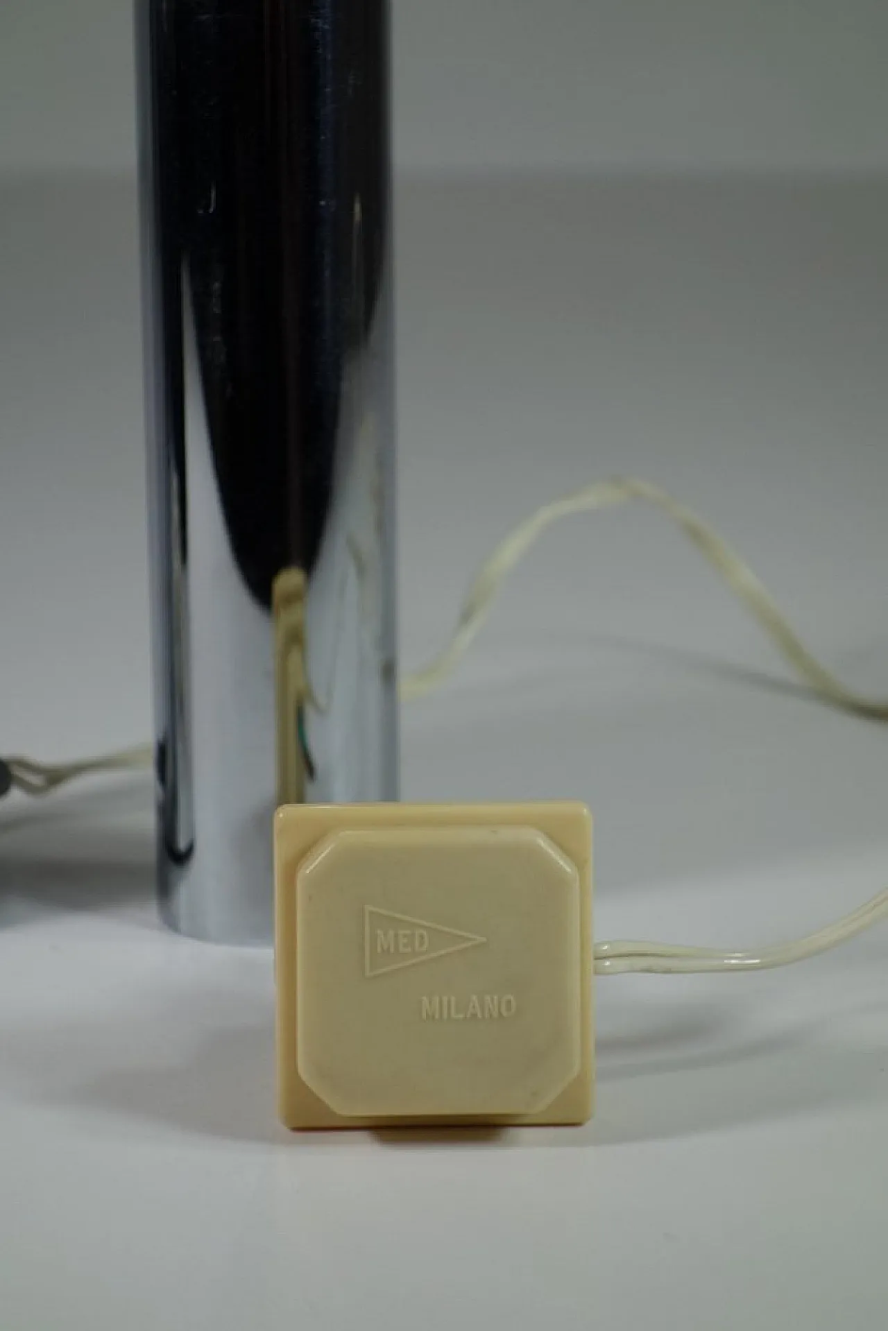 Lampada da tavolo Space Age in metallo cromato, anni '60 8