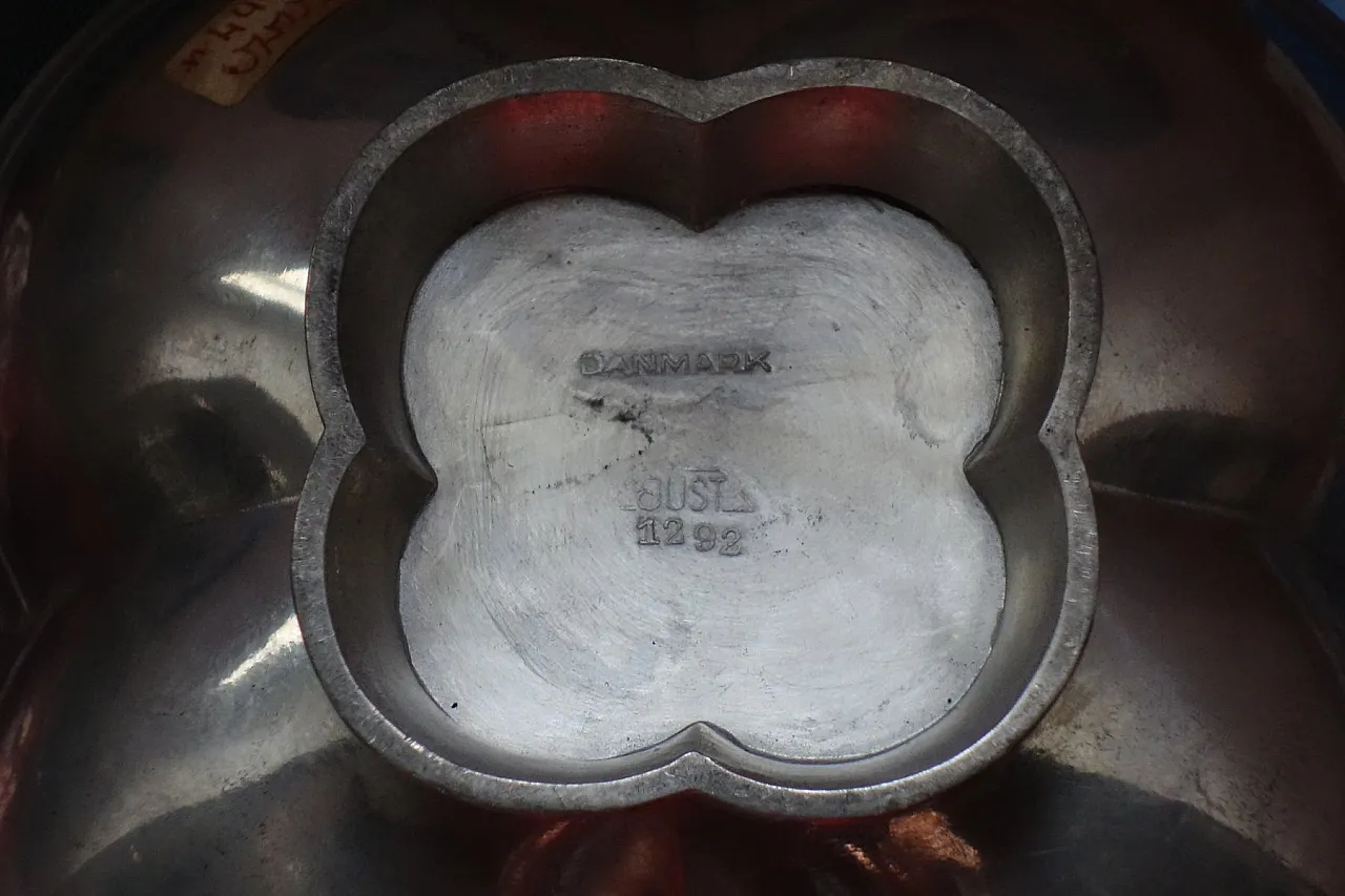 Scodella Art Deco in peltro di Just Andersen, anni '30 5