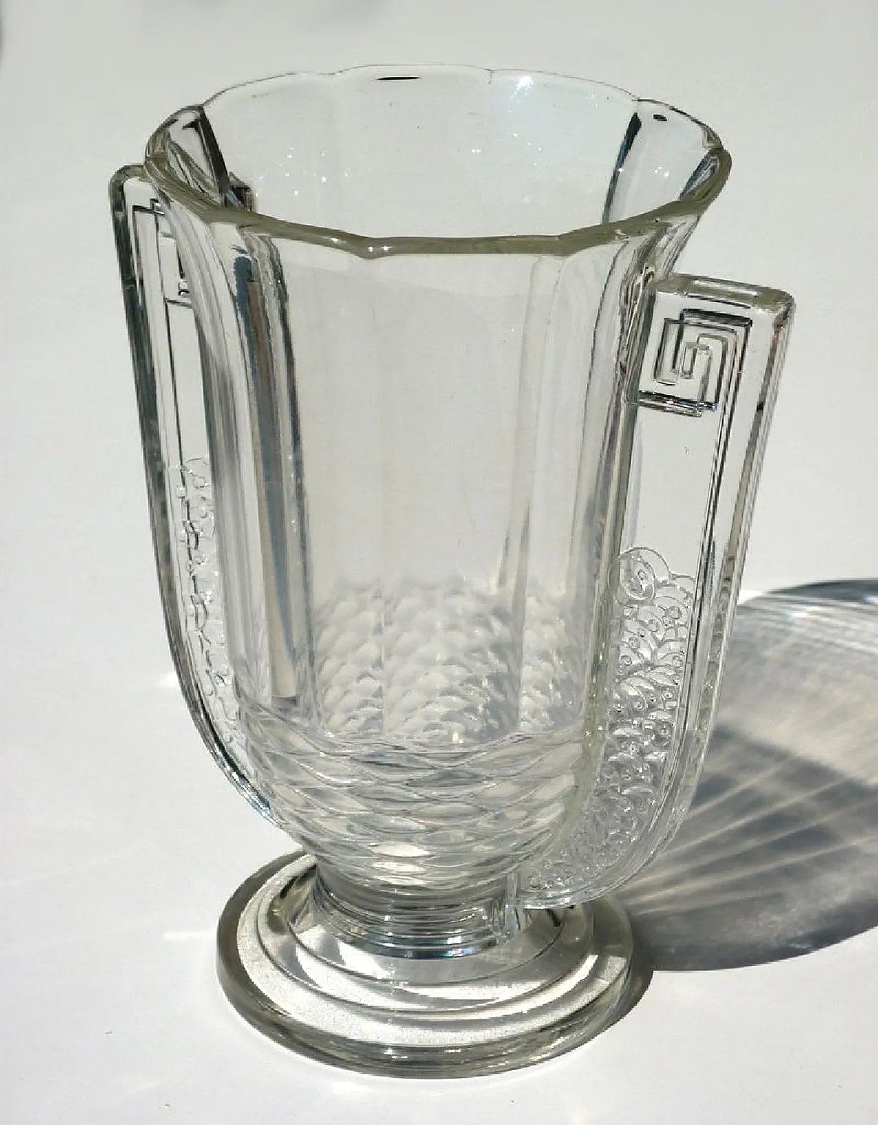 Vaso Art Déco Romeo di Luxval-Val Saint Lambert, anni '30 2