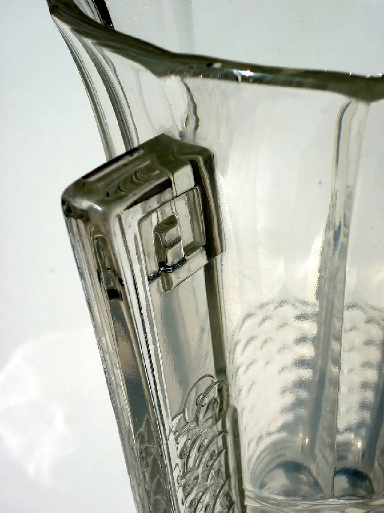 Vaso Art Déco Romeo di Luxval-Val Saint Lambert, anni '30 3