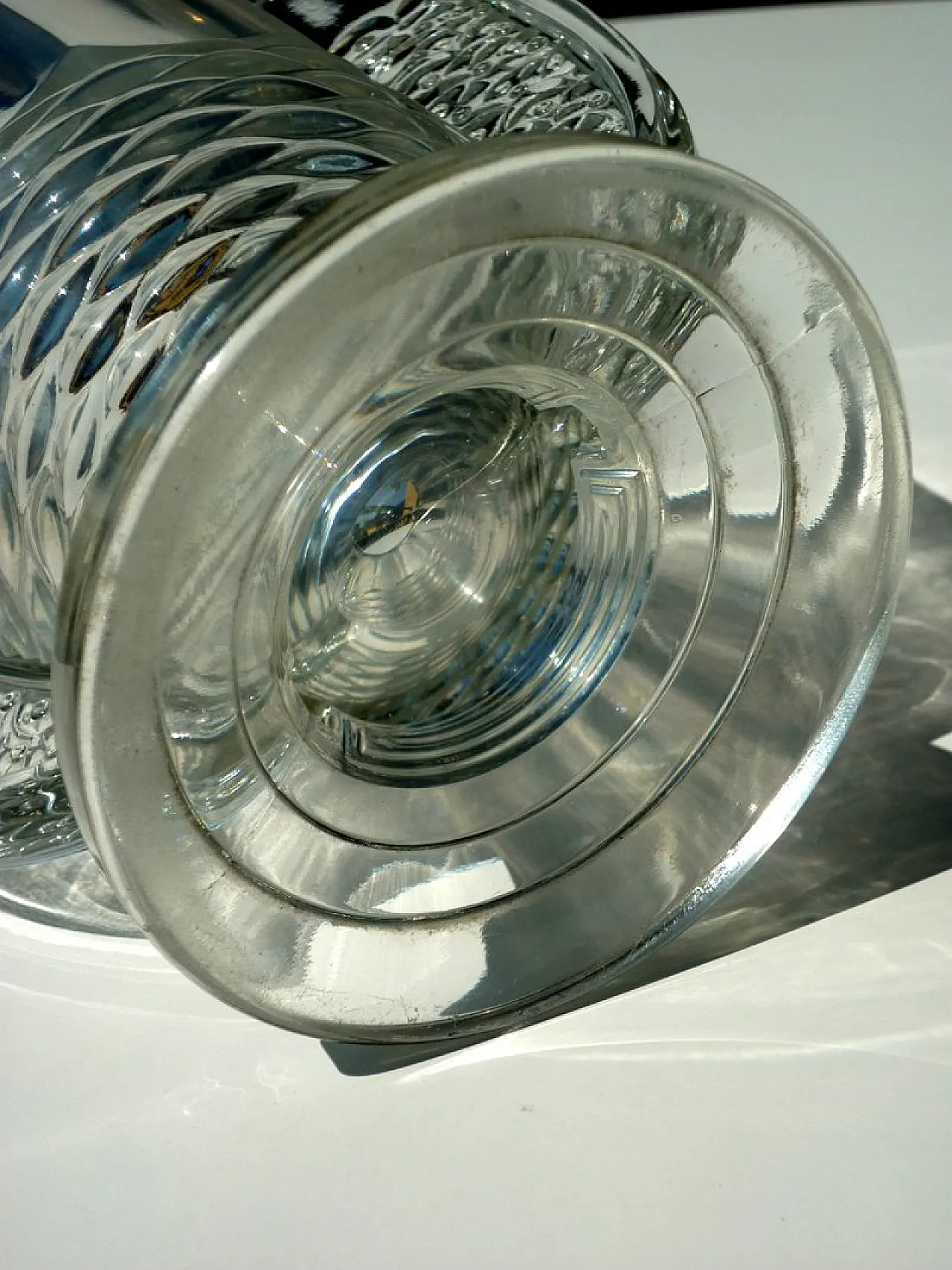 Vaso Art Déco Romeo di Luxval-Val Saint Lambert, anni '30 4