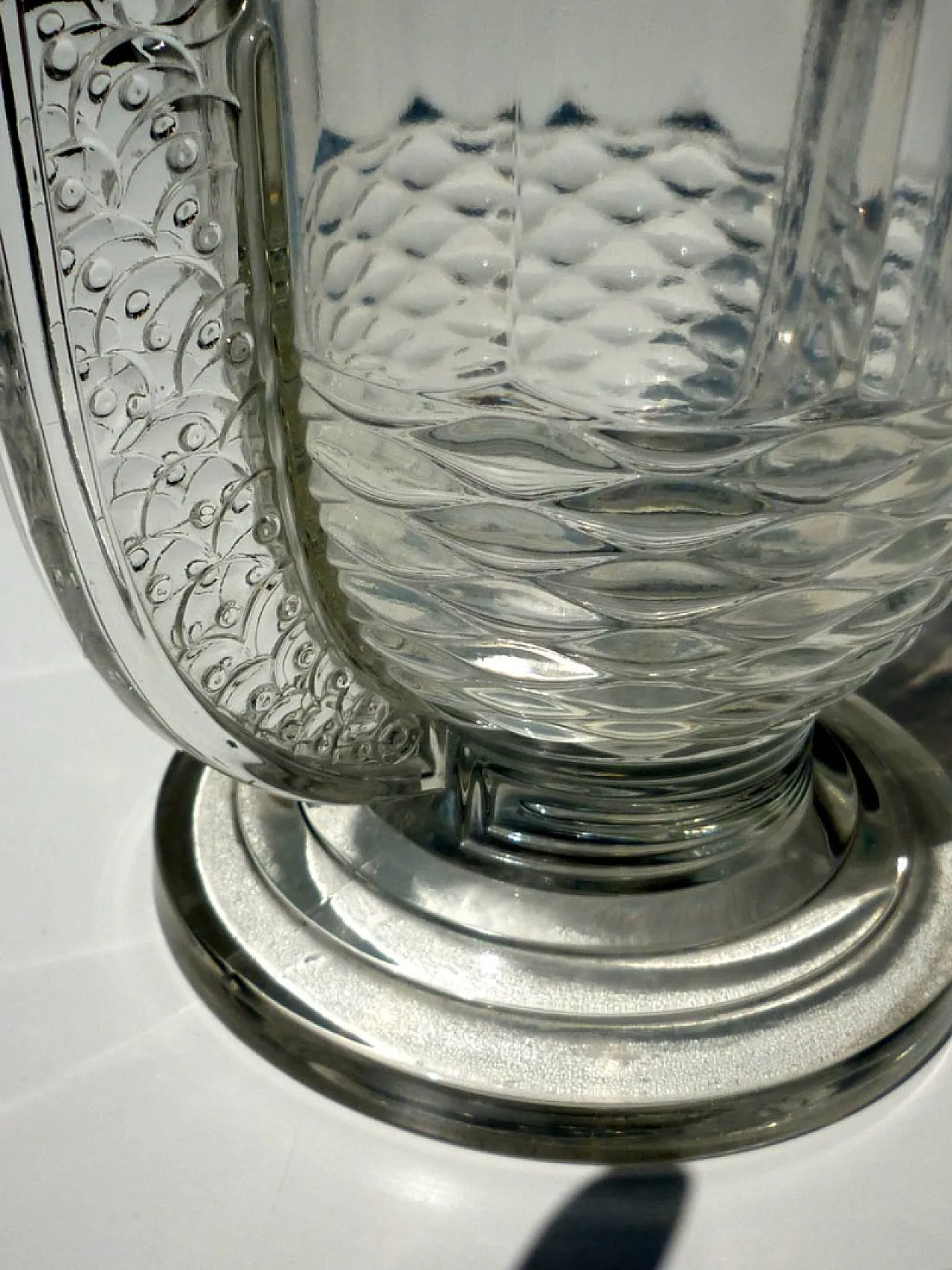 Vaso Art Déco Romeo di Luxval-Val Saint Lambert, anni '30 5