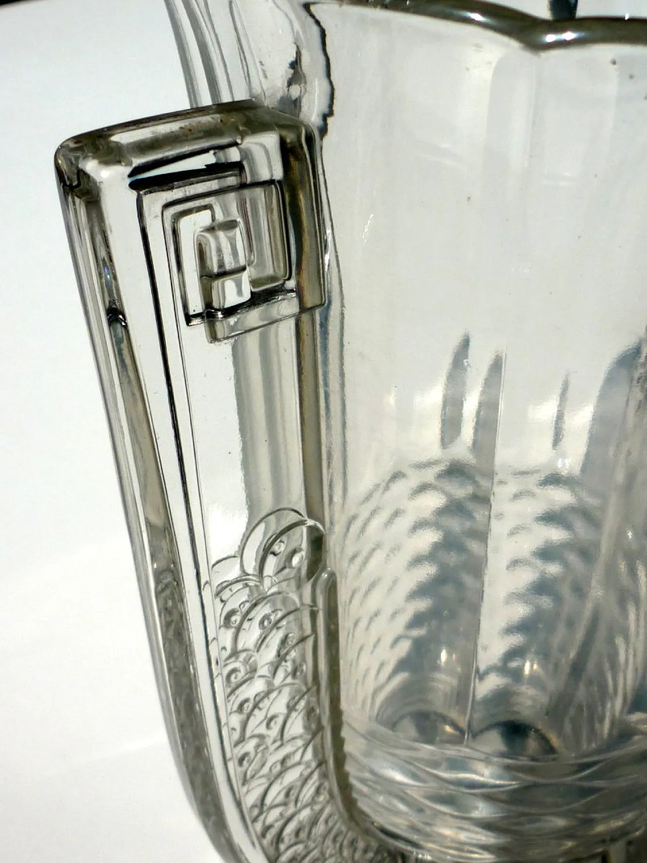 Vaso Art Déco Romeo di Luxval-Val Saint Lambert, anni '30 6