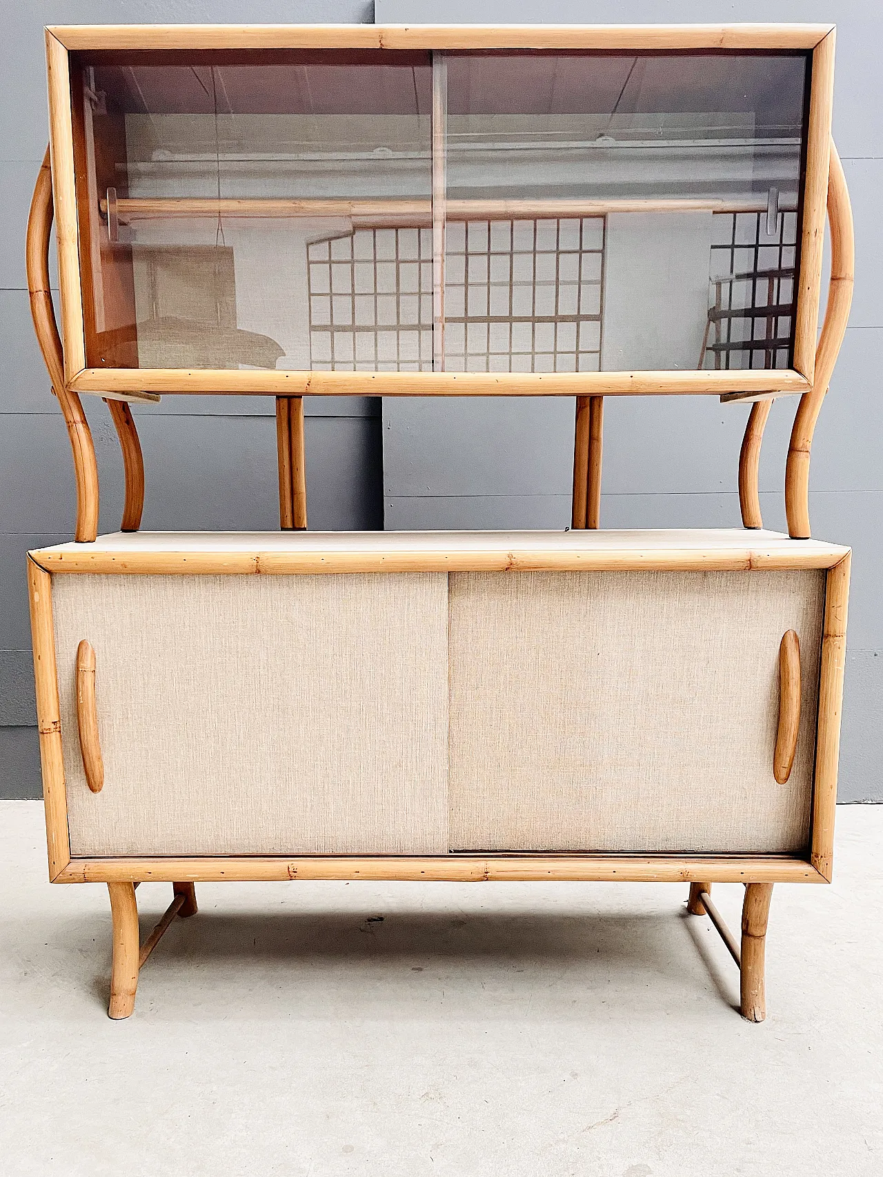 Credenza Tiki originale U.S.A., anni '50 1