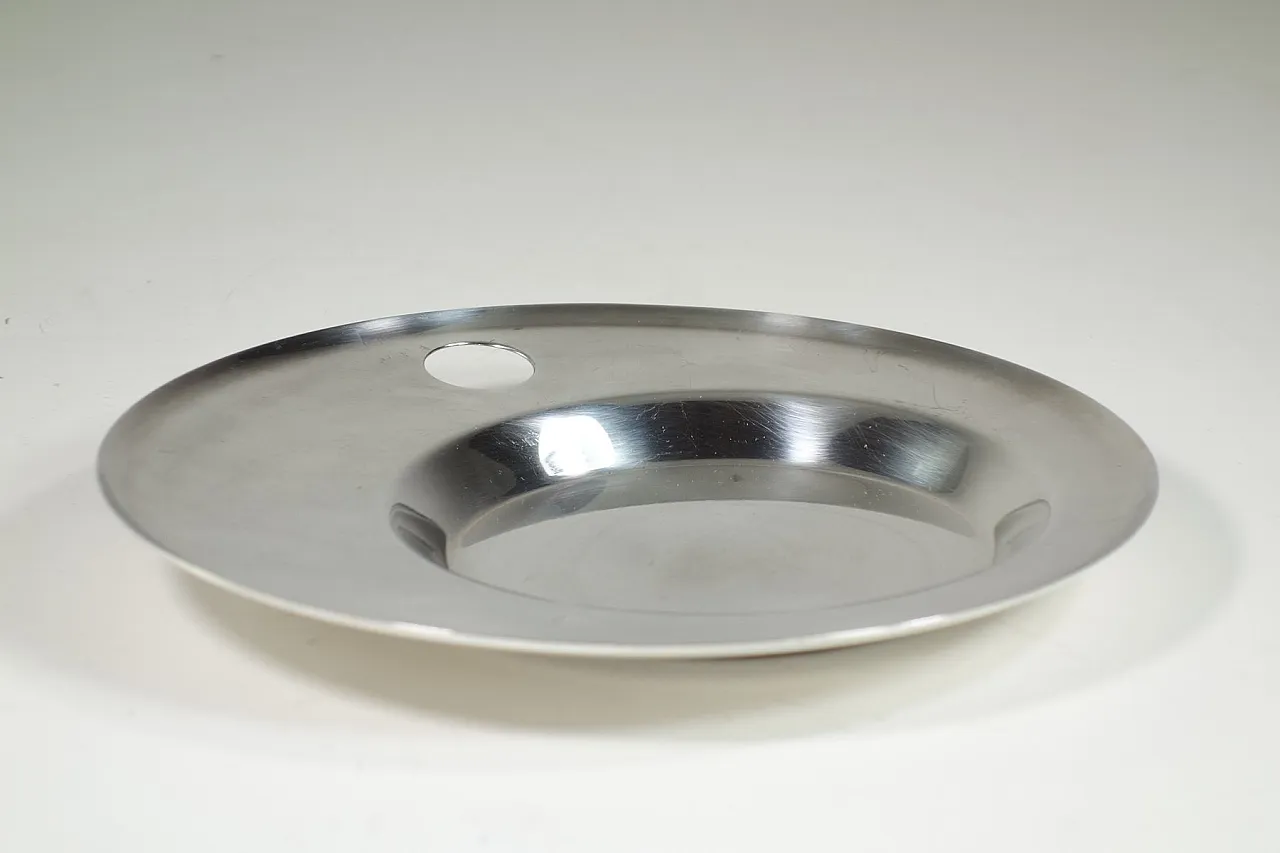 Piatto in metallo argentato di Christofle, anni '50 1