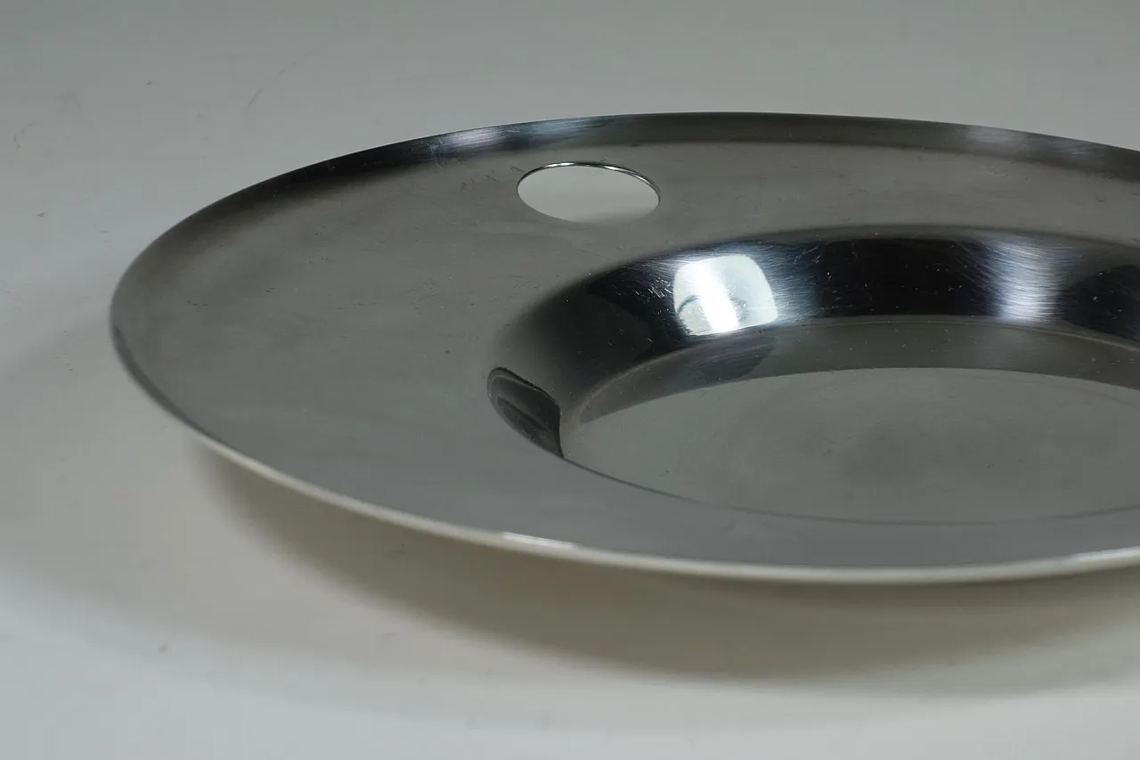 Piatto in metallo argentato di Christofle, anni '50 5