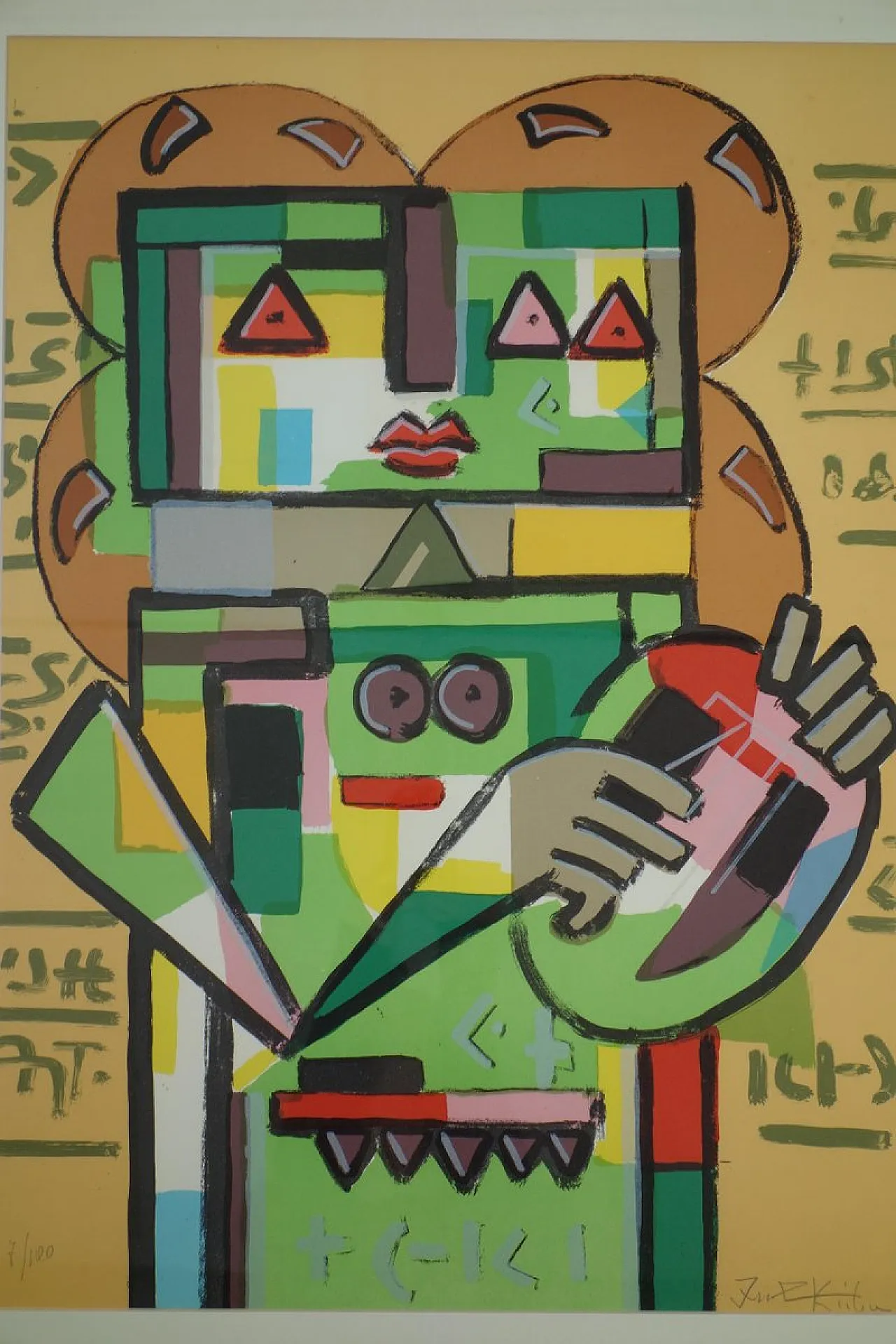 Serigrafia Ibrahim Kodra, anni '80 2