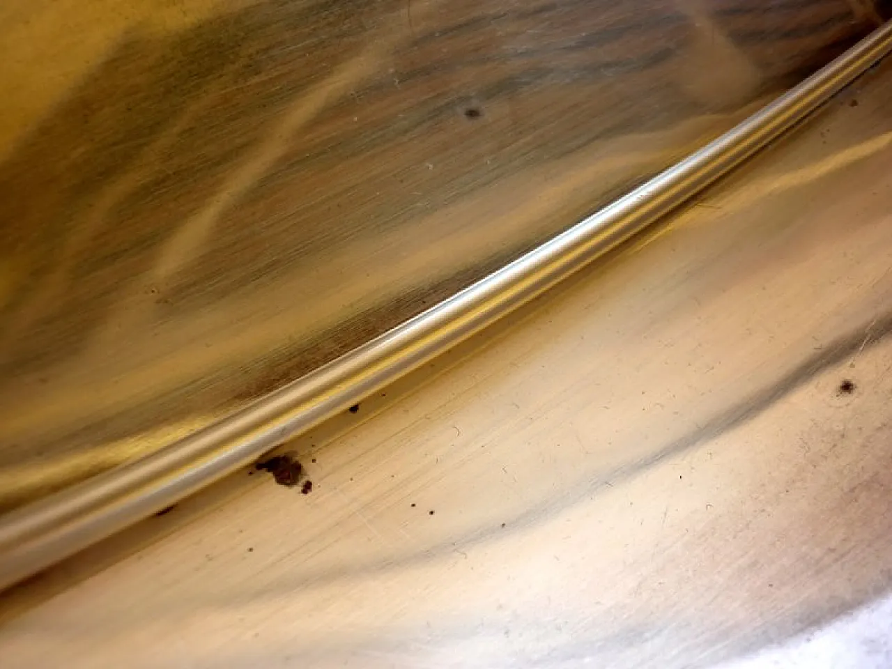 Foglia in metallo argentato di Sabattini per Christofle Gallia,anni 40 5