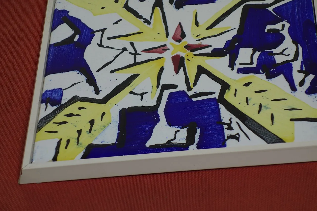 Coppia di piastrelle in ceramica di Salvador Dalì, anni '50 10