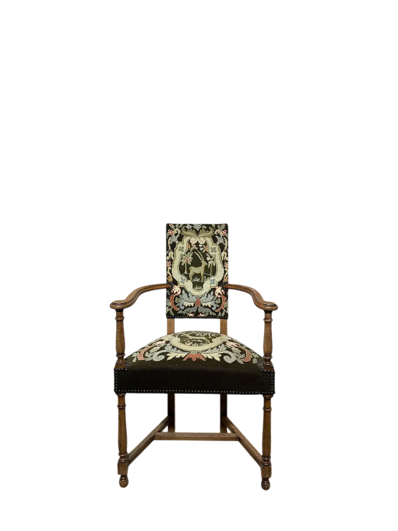 Poltrona con rivestimento in tappezzeria, '900 5