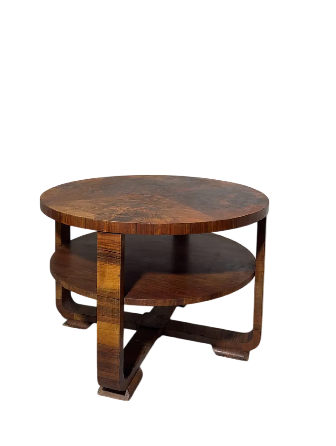 Tavolino Art Déco in radica, anni '30 5