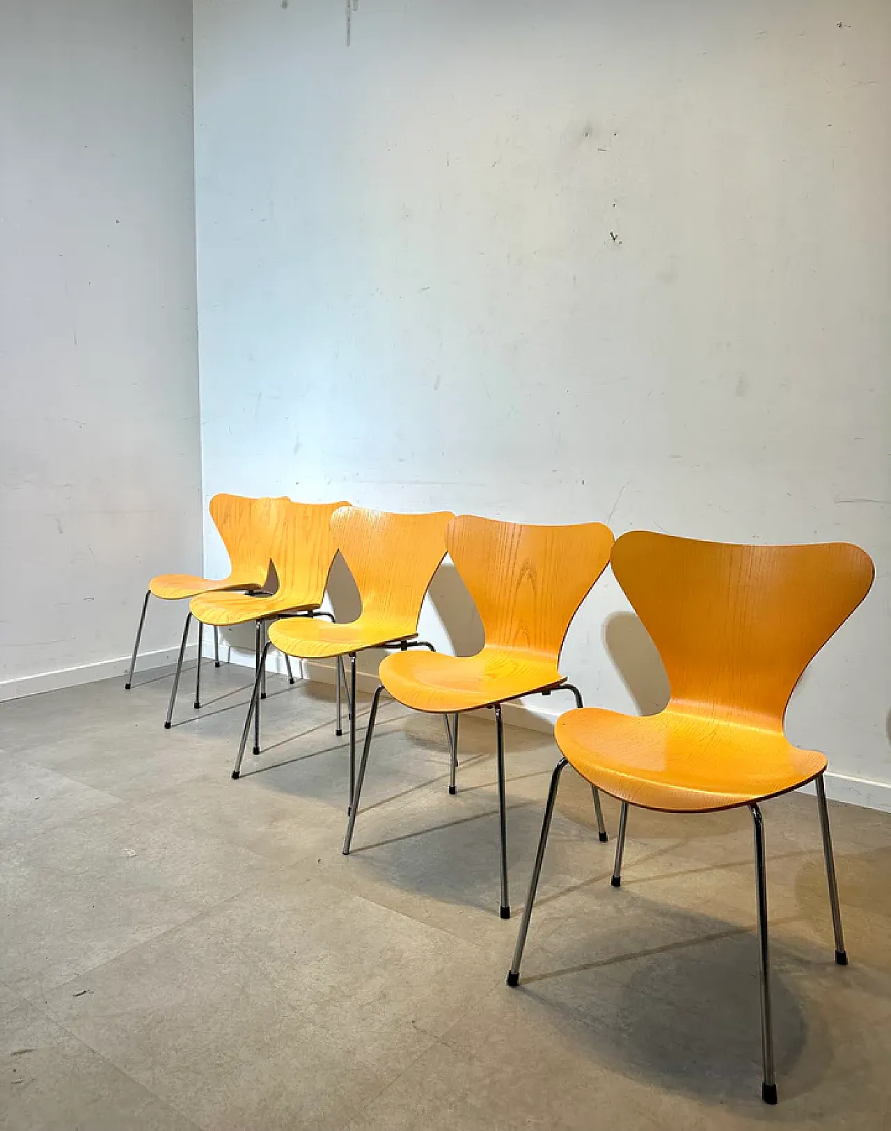 5 Series 7 chairs by Fritz Hansen, 1990s 1