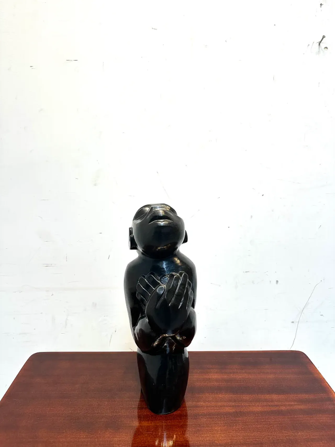 Abstract African sculpture in soapstone, 20th century 4