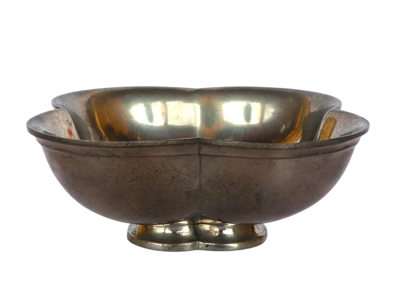 Scodella Art Deco in peltro di Just Andersen, anni '30 6