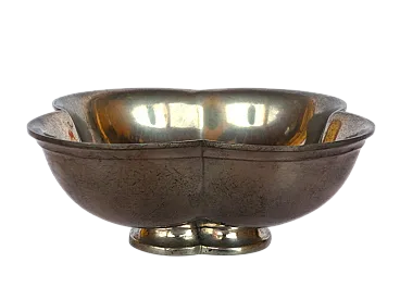 Scodella Art Deco in peltro di Just Andersen, anni '30