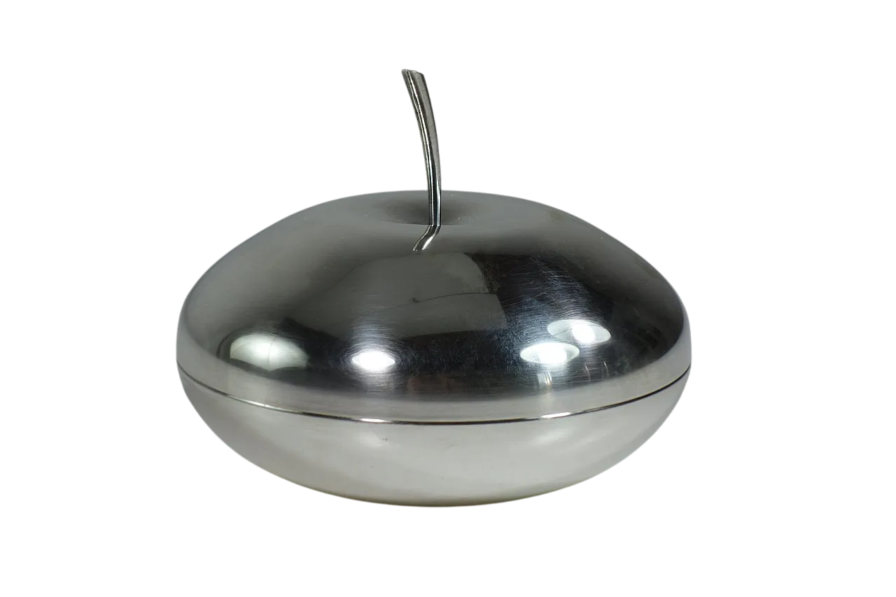 Scatola ciliegia in metallo di Lino Sabattini per Christofle, anni '50 7