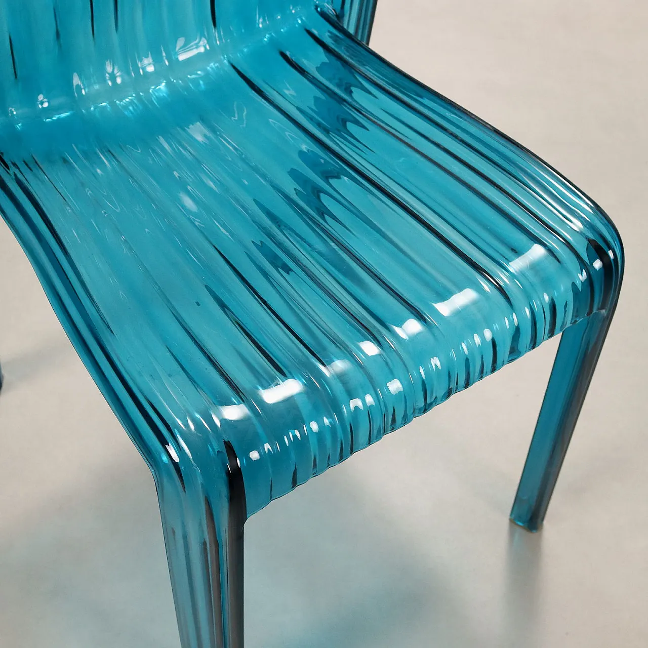 4 Sedie Kartell Frilly di Patricia Urquiola, anni 2000 4