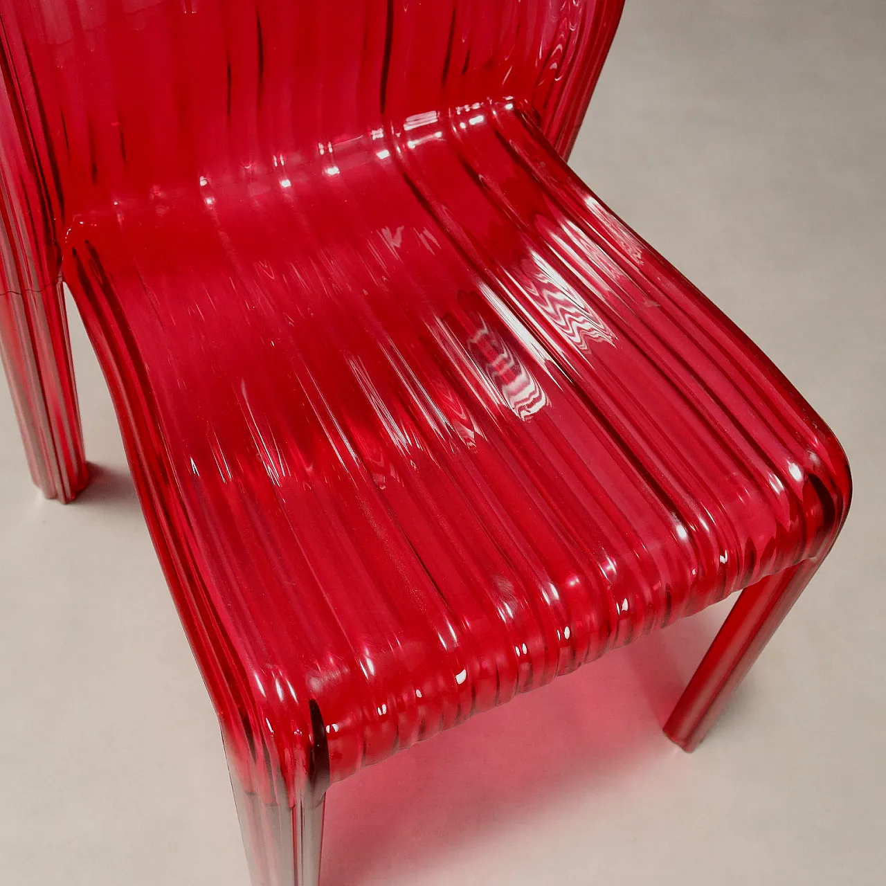 4 Sedie Kartell Frilly di Patricia Urquiola, anni 2000 6