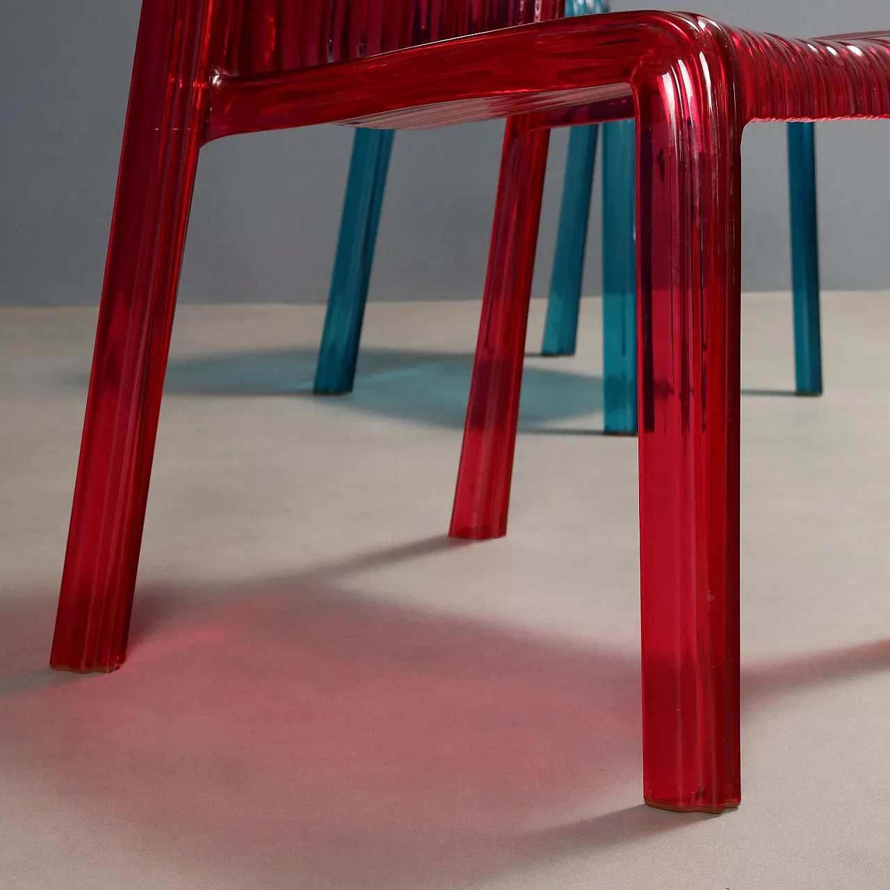 4 Sedie Kartell Frilly di Patricia Urquiola, anni 2000 8