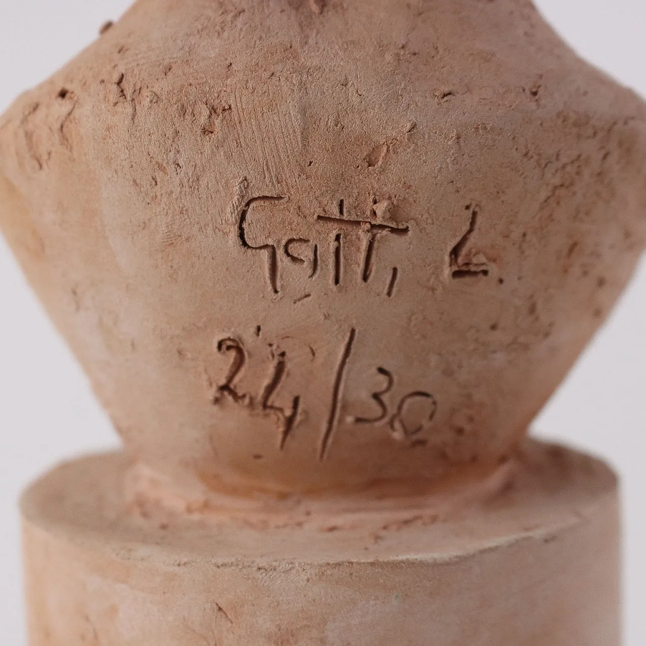 Testa di Fanciulla di Luigi Gatti, scultura in terracotta, '900 9