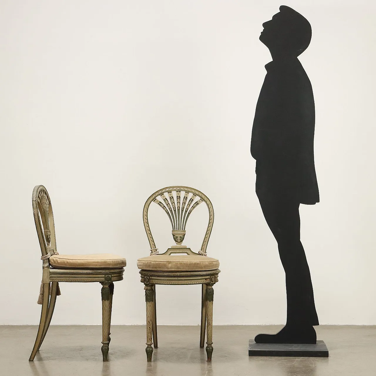 Coppia di sedie in stile Neoclassico, fine '900 2