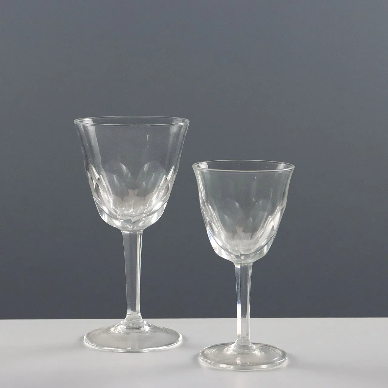 Servizio di bicchieri in cristallo tagliato, '900 9