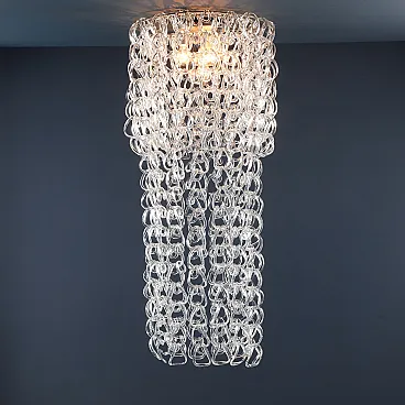 Giogali Chandelier by Angelo Mangiarotti for Vistosi, 1970s